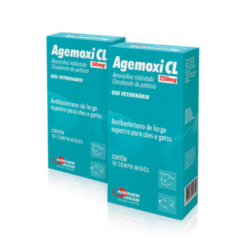 Agemoxi CL 50mg/250mg - 10 comprimidos